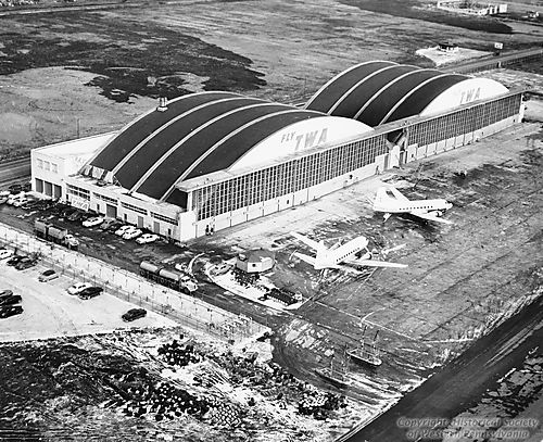 TWA Plane Hangers at Allegheny County Municipal Airport