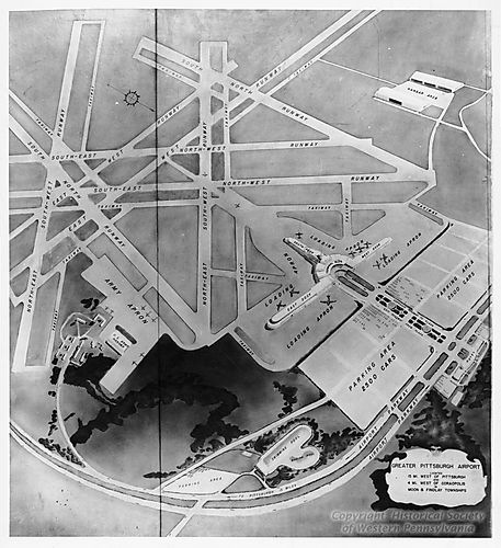 Proposed Layout of the Greater Pittsburgh Airport
