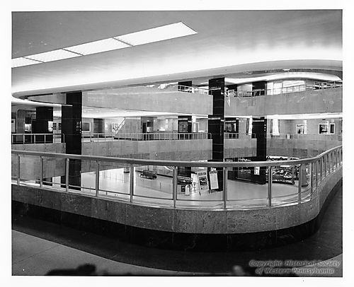 Interior view of the Greater Pittsburgh Airport Terminal