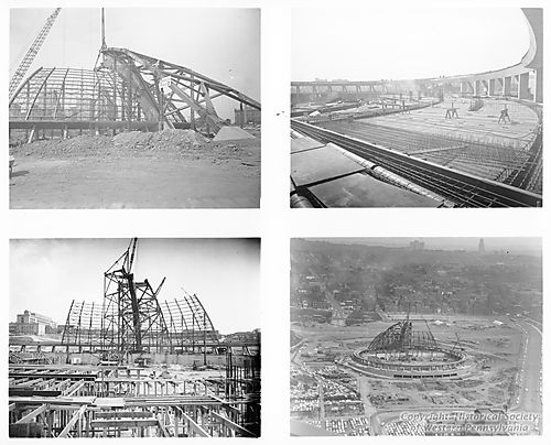 Construction of the Civic Arena