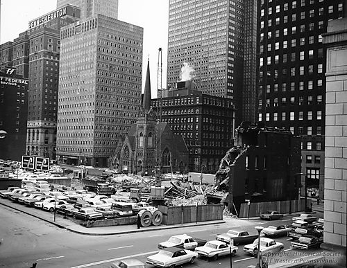 Future site of the United States Steel Building