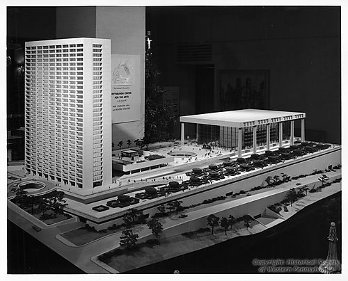 Model for the proposed Pittsburgh Center for the Arts