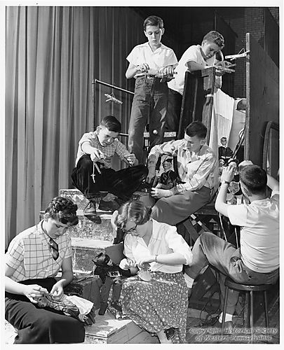 Art Students at Langley Junior High School