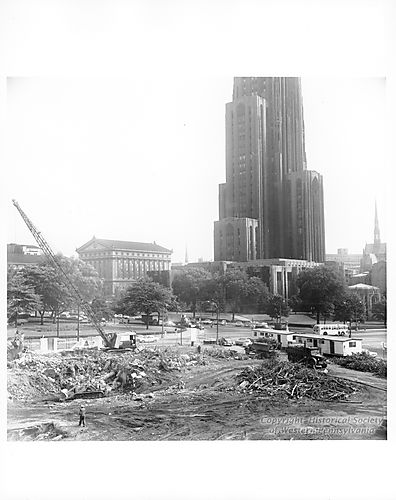 Future site of Hillman Library