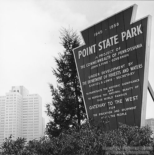 Point State Park Sign