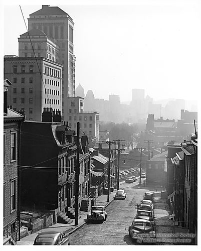 North Side looking toward downtown Pittsburgh