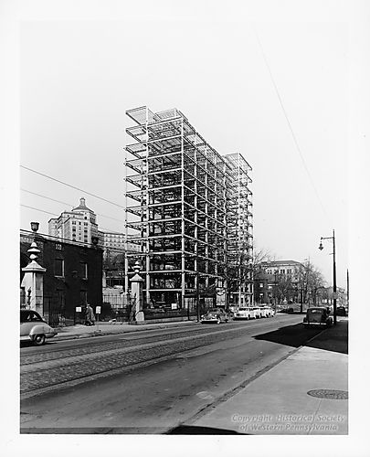 Construction of the Nurses' Home at Montefiore Hospital