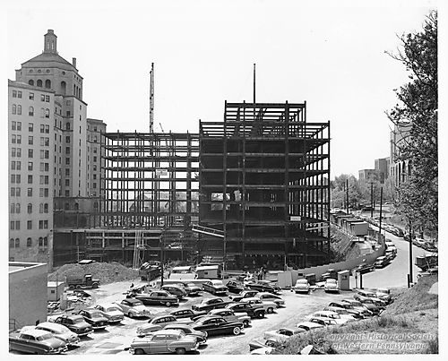 Construction of Scaife Hall