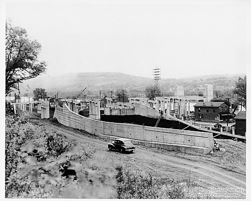 Construction of the Regis R. Malady Bridge