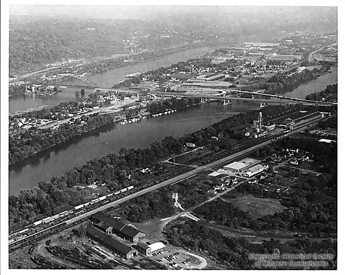 Aerial view of Neville Island