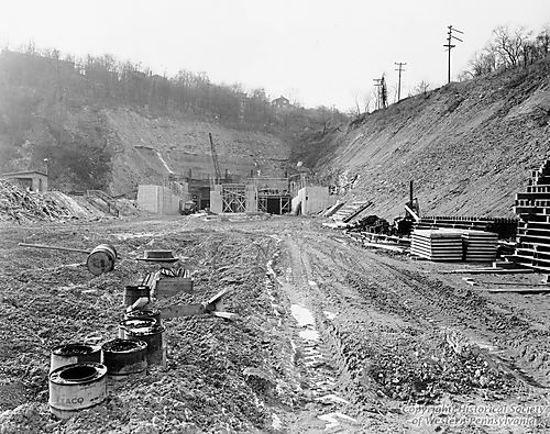 Squirrel Hill Tunnel Construction