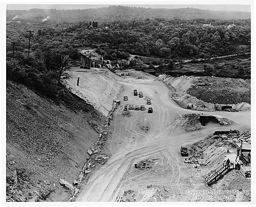 View from the Eastern Portal of the Squirrel Hill Tunnel