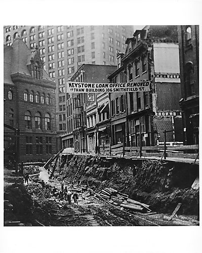 Building Demolition near Allegheny County Courthouse