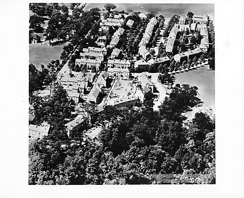 Aerial view of Chatham Village