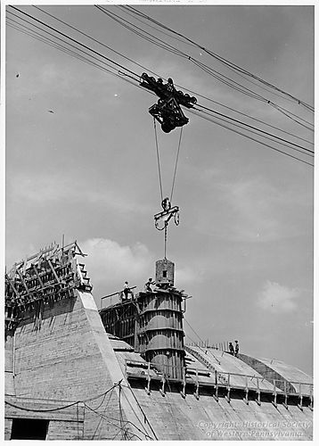 Construction of the Conemaugh Dam