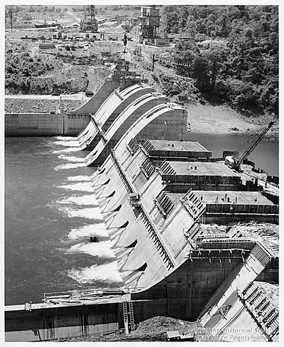 Construction of the Conemaugh Dam