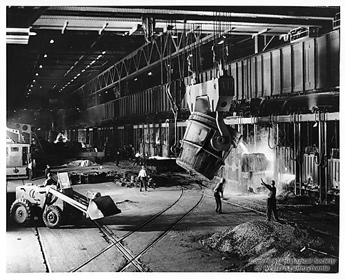 Jones &amp; Laughlin Steel Corporation Steel Mill Scene