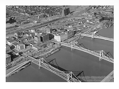 Aerial view of the North Side