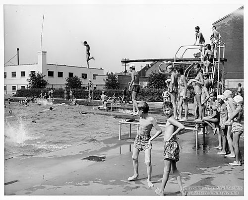 Bloomfield Swimming Pool Scene
