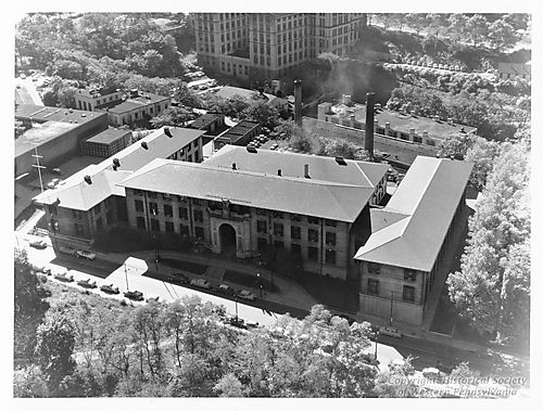 Aerial view of the Central Experiment Station
