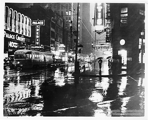 Downtown Pittsburgh before Smoke Control