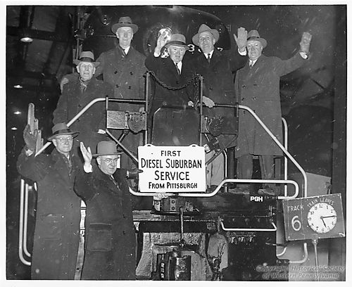 First Diesel Suburban Service from Pittsburgh