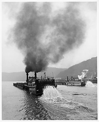 Warren Elsey Tugboat on the Monongahela River