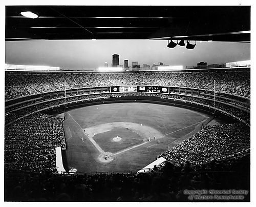 First Baseball Game at Three Rivers Stadium