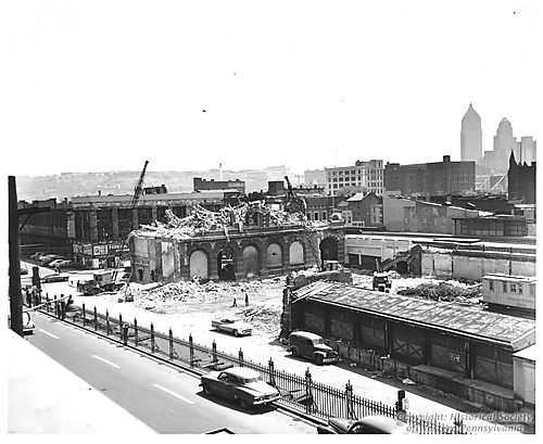 Razing of the Fort Wayne Station