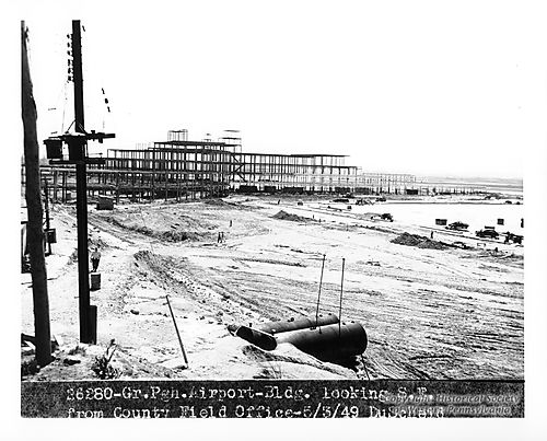 Construction of the Greater Pittsburgh Airport Terminal Building