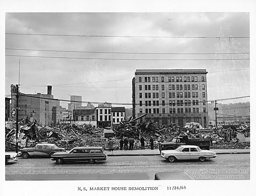 Demolition of the North Side Market House