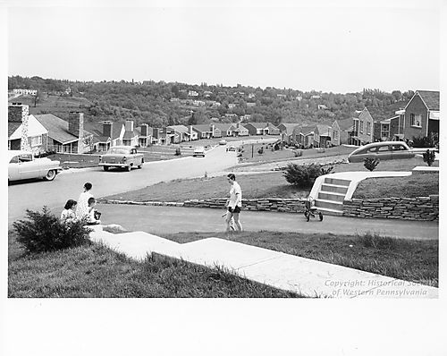 Residential scene on Greenbriar Drive