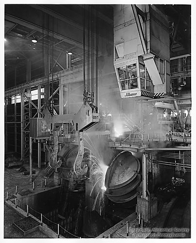 Allegheny Ludlum Steel Oxygen Converter