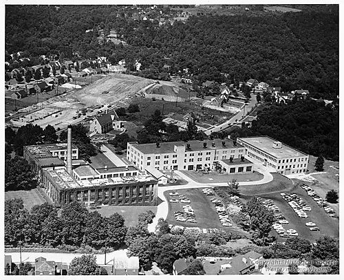 Aerial view of the Alcoa Aluminum Research Laboratories