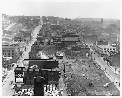 Beginning of demolition in the Lower Hill District