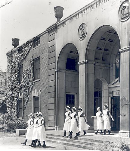 Nurses leaving Montefiore Hospital