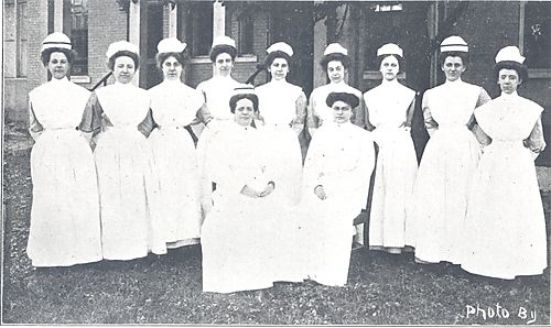 Graduating nurses