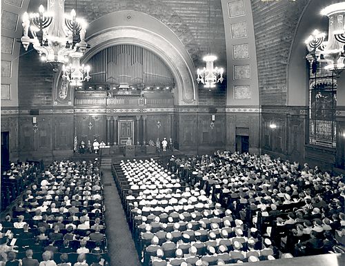 Liliane S. Kaufmann School of Nursing graduation at Temple Rodef Shalom.