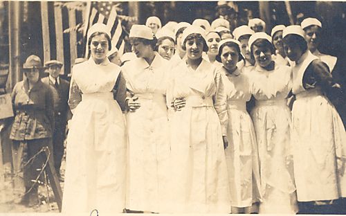 Nurses in a parade