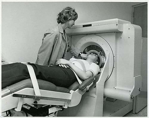 EMI scanner at Montefiore Hospital