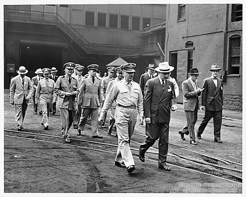Army Inspection at Jones &amp; Laughlin Steel Corporation