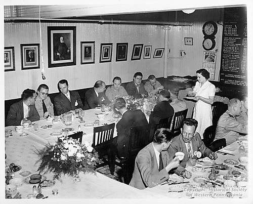 Lunch in Superintendent's Dining Room