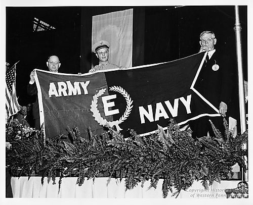 Display of the Army-Navy "E" Flag