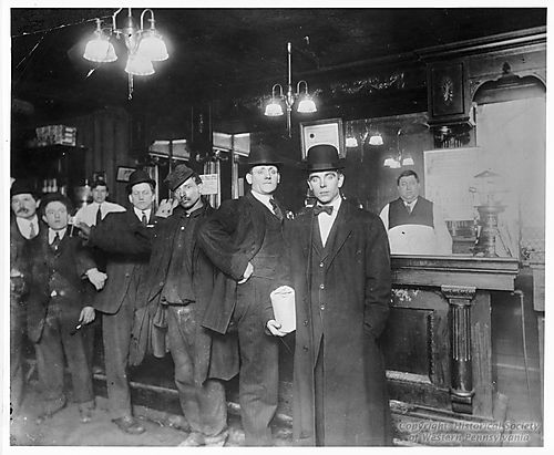 Interior of Jacob Scherrer's Saloon