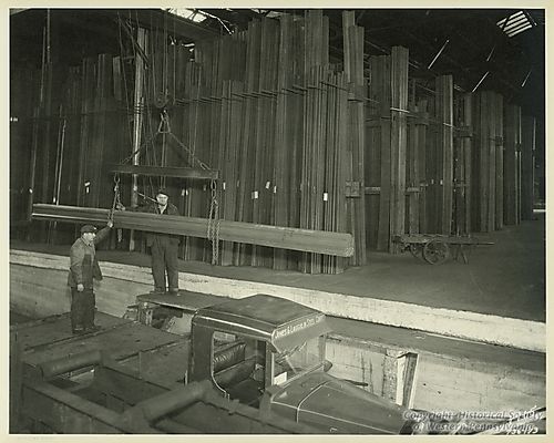 Loading steel for Delivery