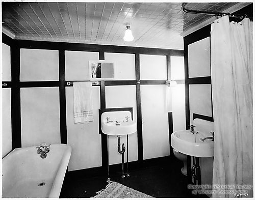 Bathroom on River Towboat