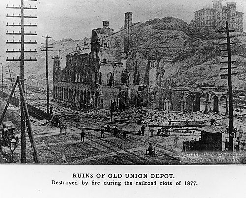 Ruins of the Pennsylvania Railroad Union Station