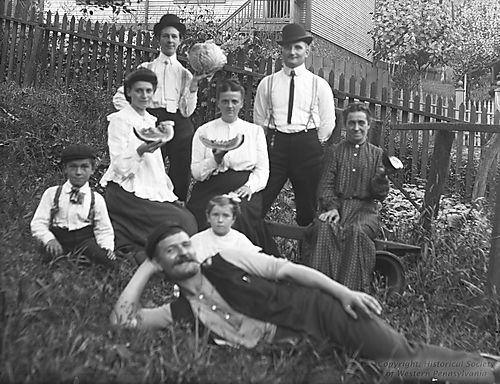 Group in Adam Schweiger's Garden
