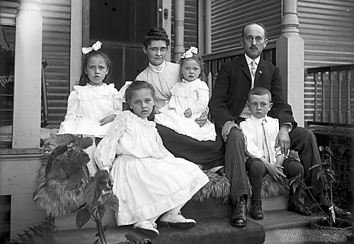 Giegerich Family on their Porch