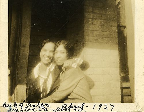 Elizabeth Fenderson Craft and unidentified woman.